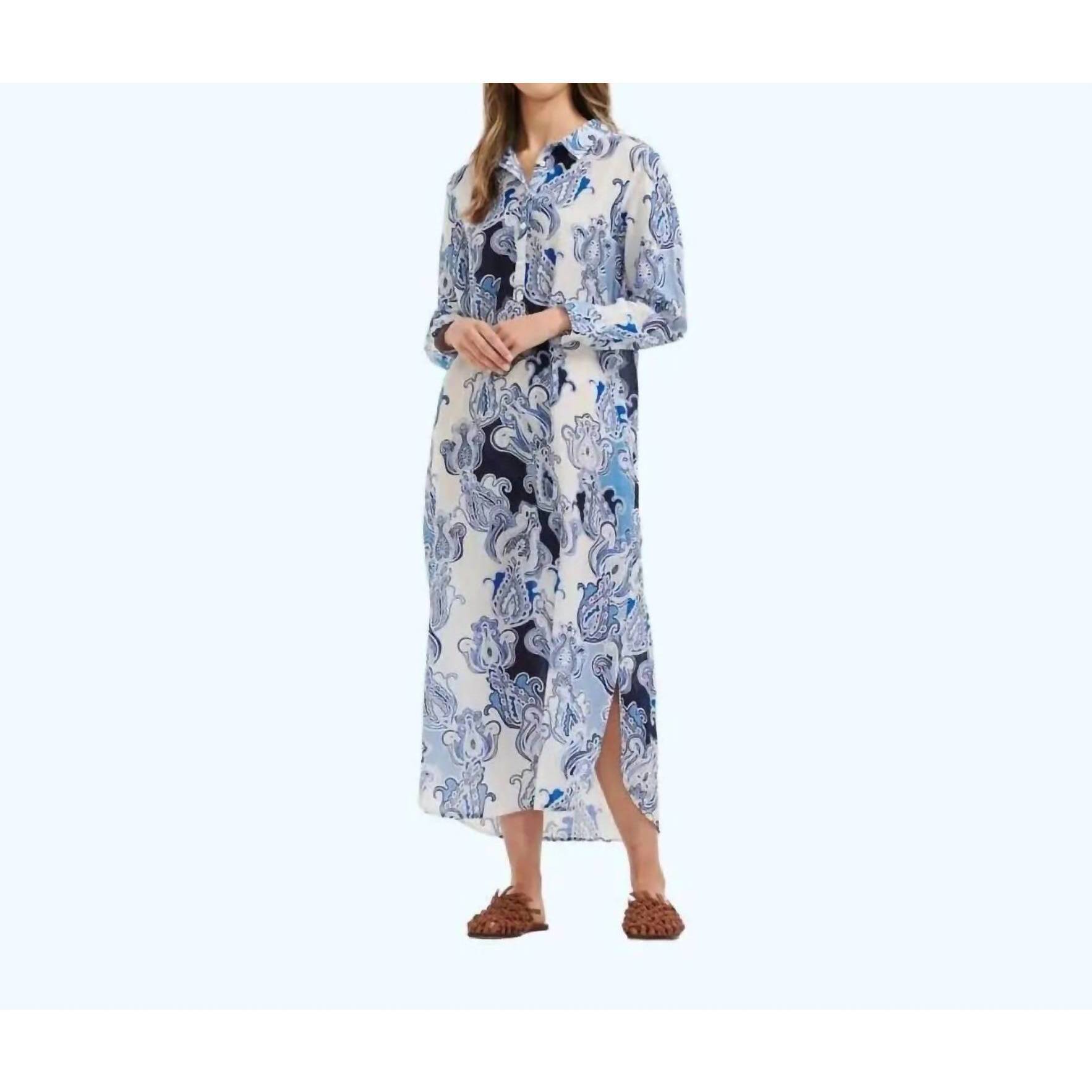 New Oneseason Long Gilli Dress In Blue